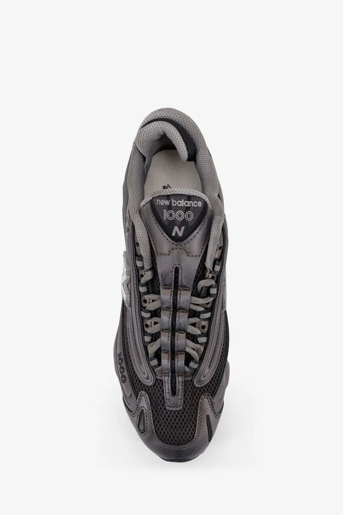 New Balance Men's Low Top Mesh Sneakers Black, view 5