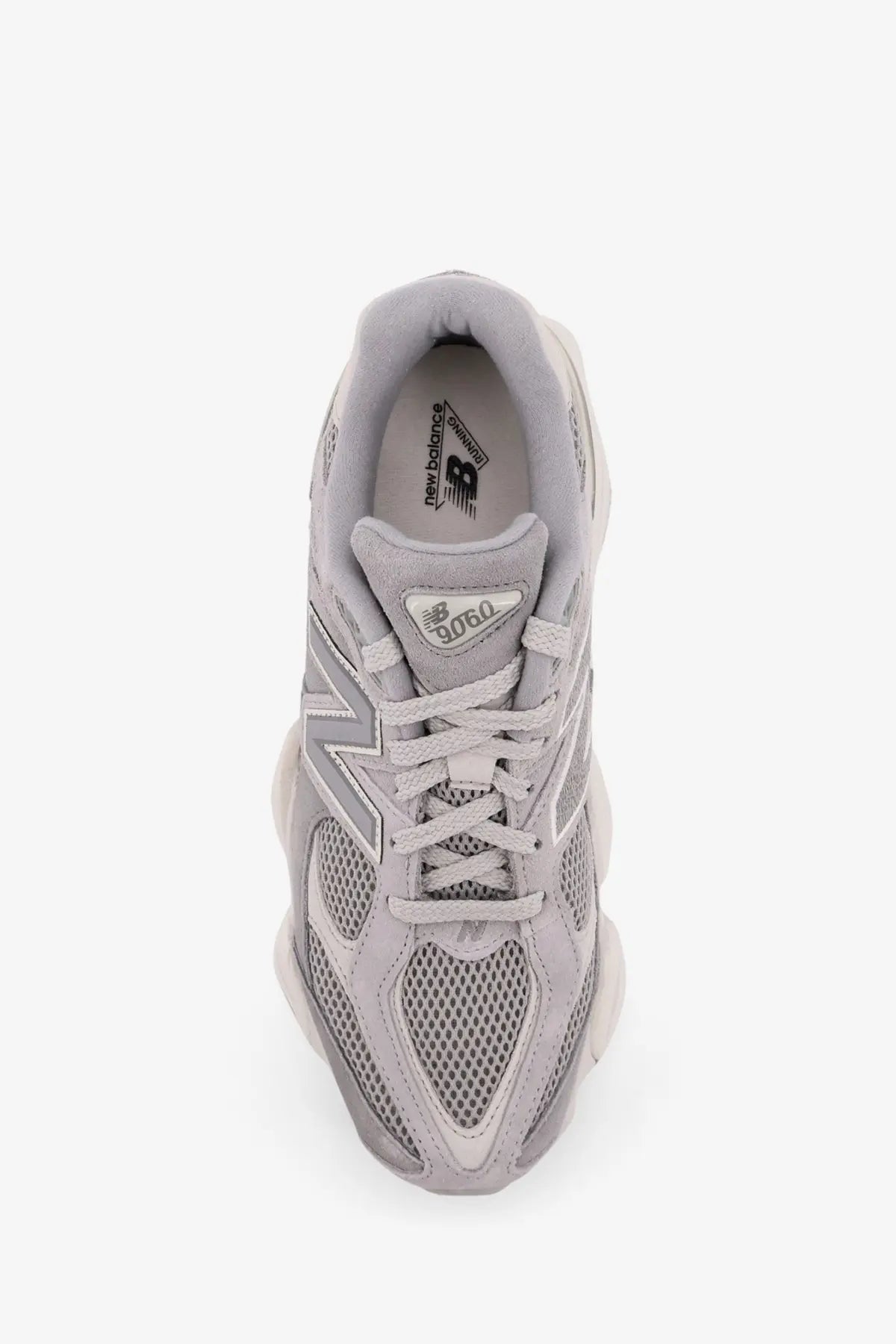 New Balance Men's Low Top Mesh and Suede Sneakers Grey, view 5