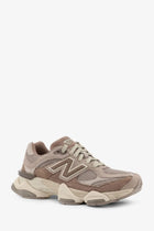 New Balance Men's Mesh and Suede Low Top Sneakers Beige, view 2