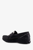 New Balance Men's Mesh and Technical Fabric Loafers Black, view 3