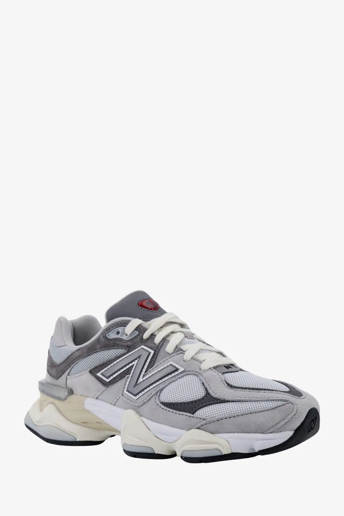 New Balance Men's Sneakers in Mesh and Suede Grey, view 2