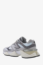 New Balance Men's Sneakers in Mesh and Suede Grey, view 3