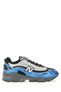 New Balance unisex sneaker blue with blue and silver colors and black accents for everyday wear
