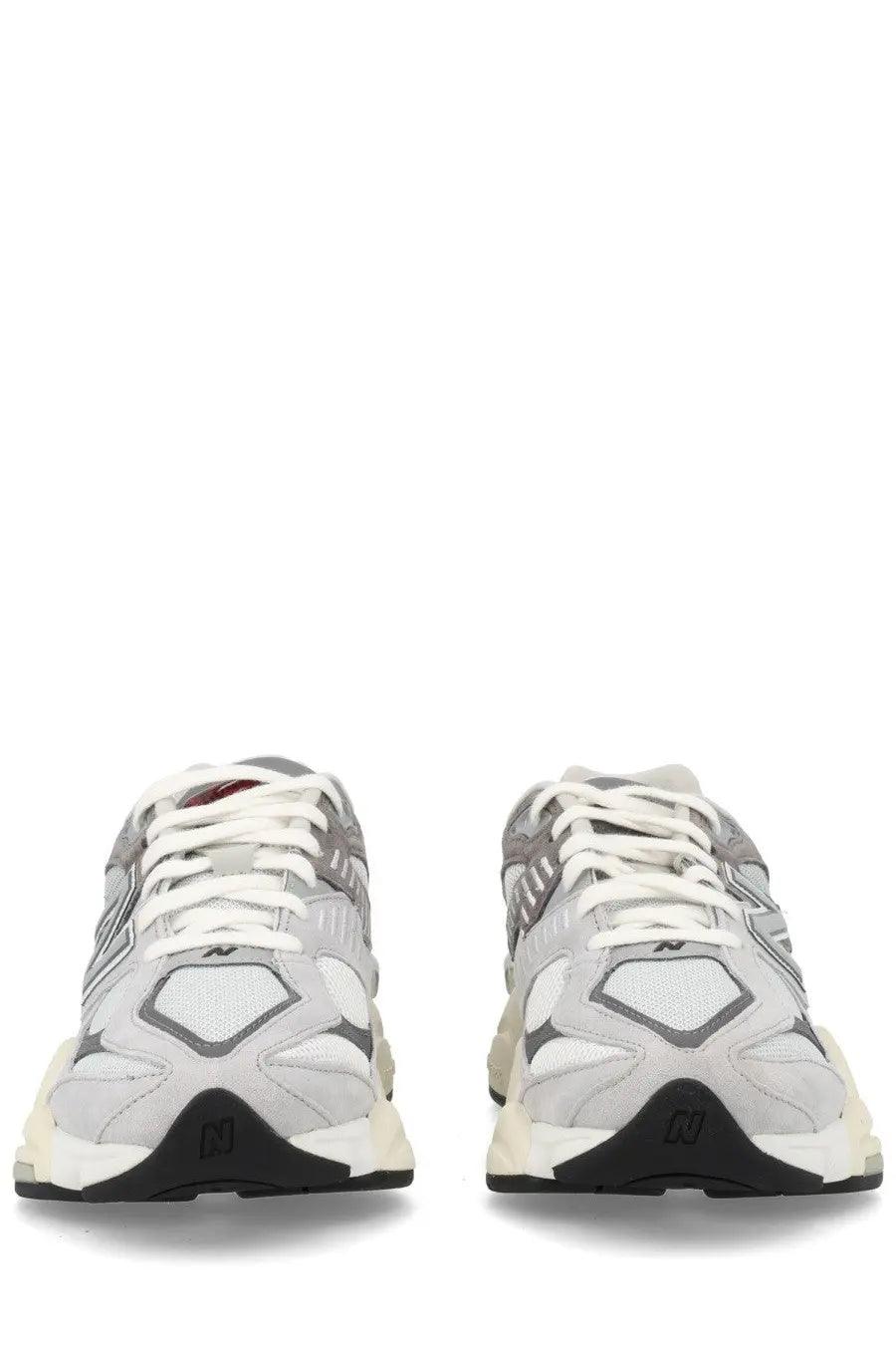 New balance unisex sneaker grey featuring gray and white 990v3 design with chunky midsole and black rubber outsole