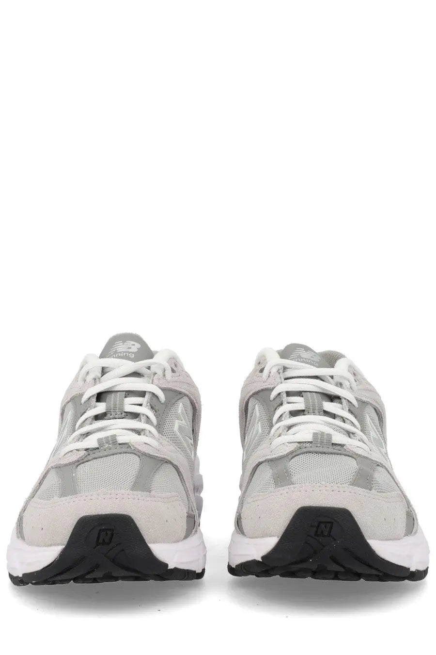 New Balance unisex sneaker grey 990v4 running shoe with gray white mesh upper rubber outsole and black heel branding