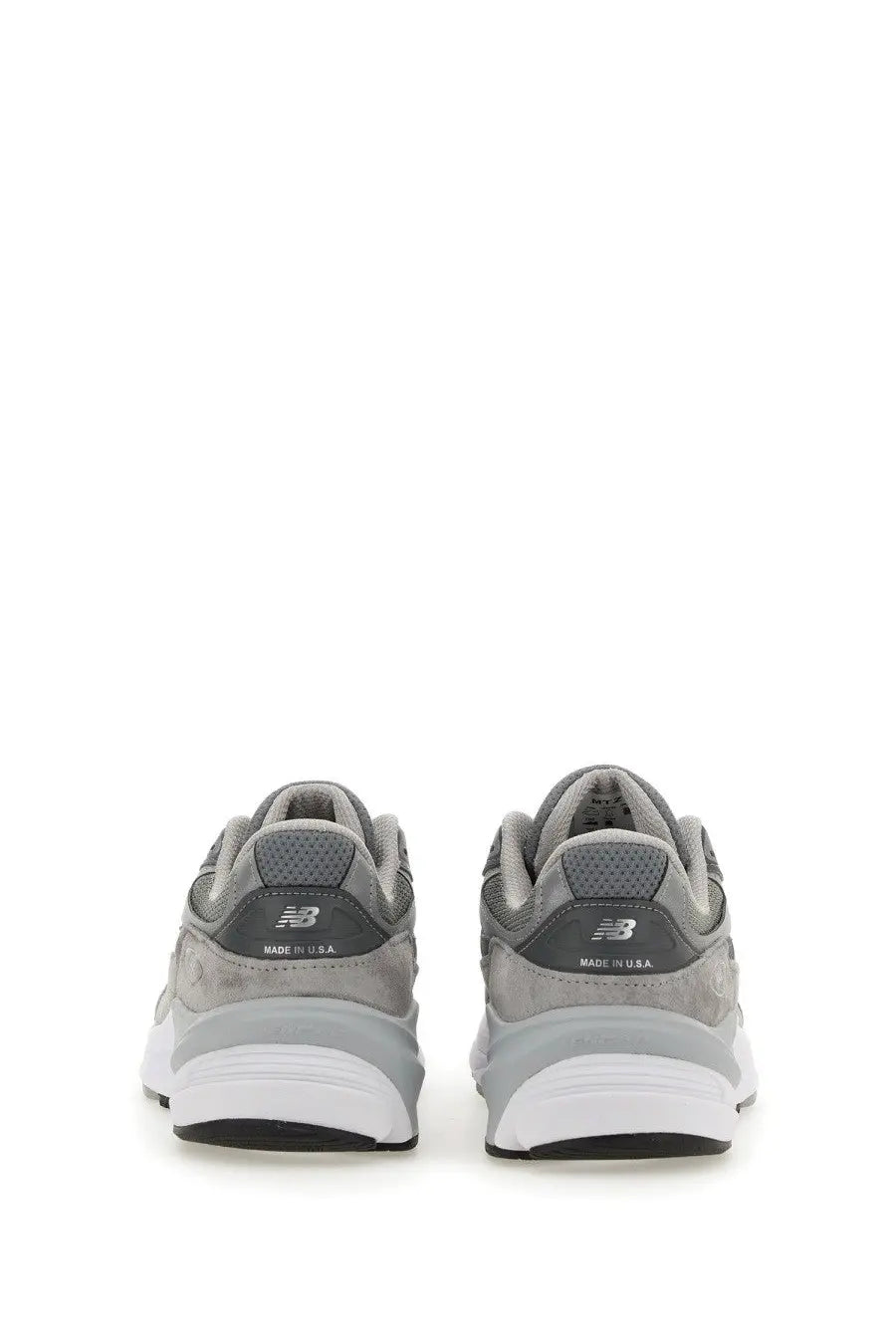 New balance unisex sneaker made in USA 990v6 grey with gray suede and mesh upper white midsole and black outsole