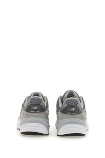 New balance unisex sneaker made in USA 990v6 grey with gray suede and mesh upper white midsole and black outsole