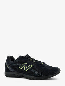 New Balance Women's Mesh and Suede Sneakers Black, view 2