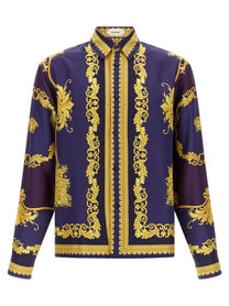 Versace New Barocco Twill Shirt Gold