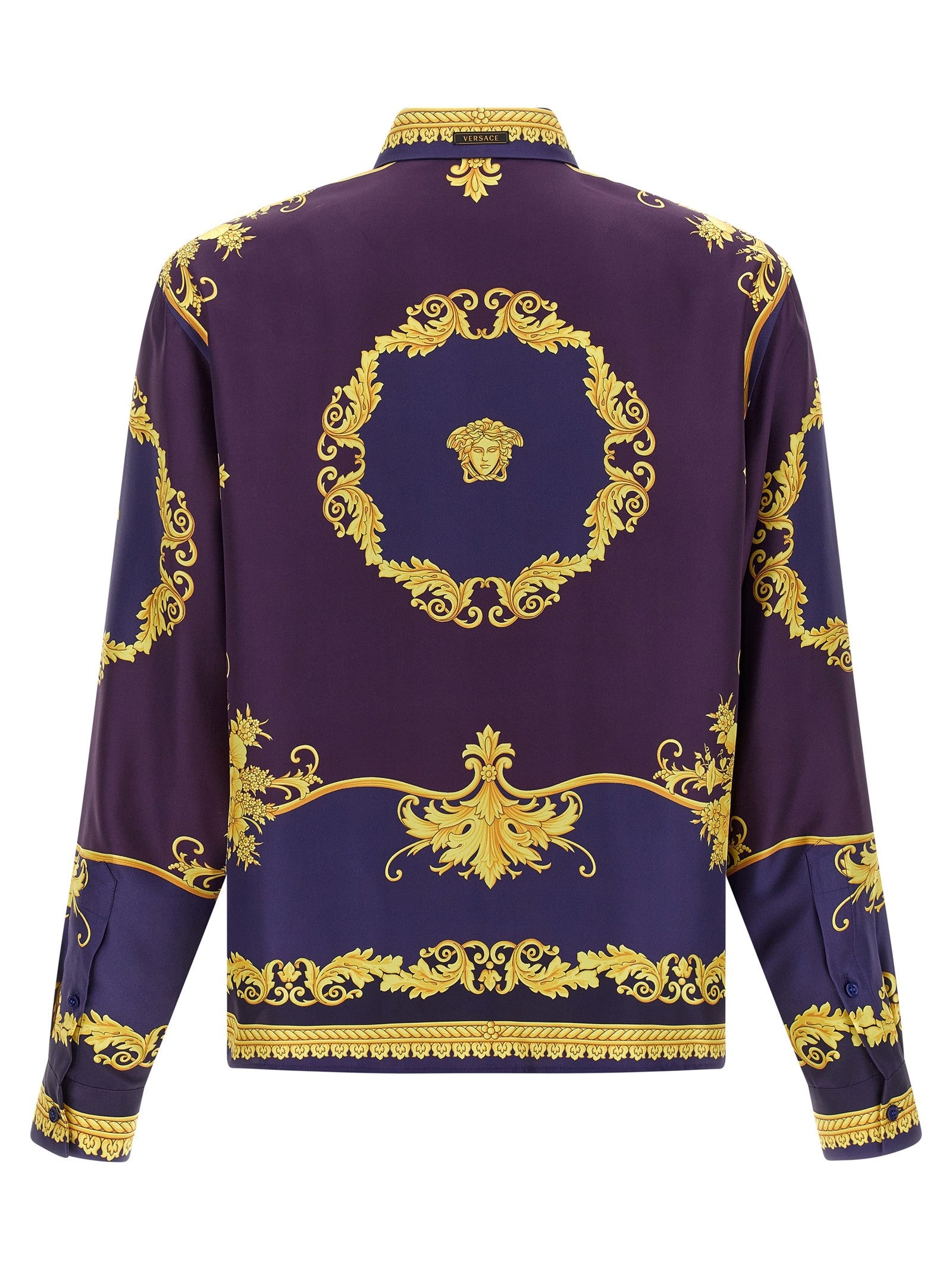 Versace New Barocco Twill Shirt Gold