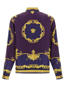 Versace New Barocco Twill Shirt Gold