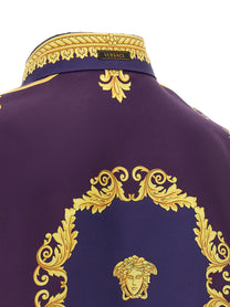 Versace New Barocco Twill Shirt Gold