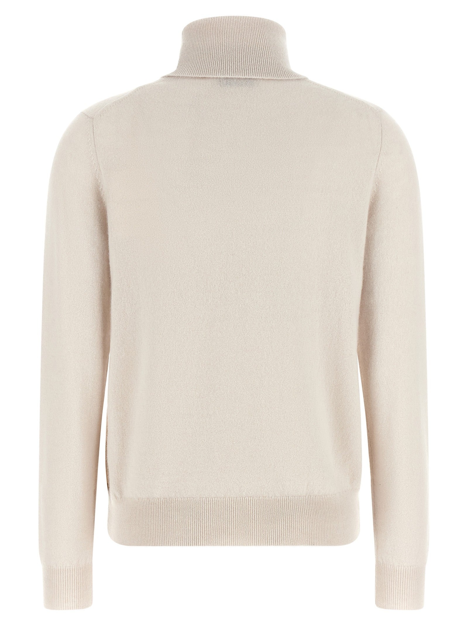 Ballantyne New Diamond Turtleneck Sweater Beige
