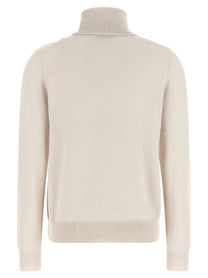 Ballantyne New Diamond Turtleneck Sweater Beige