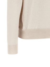 Ballantyne New Diamond Turtleneck Sweater Beige