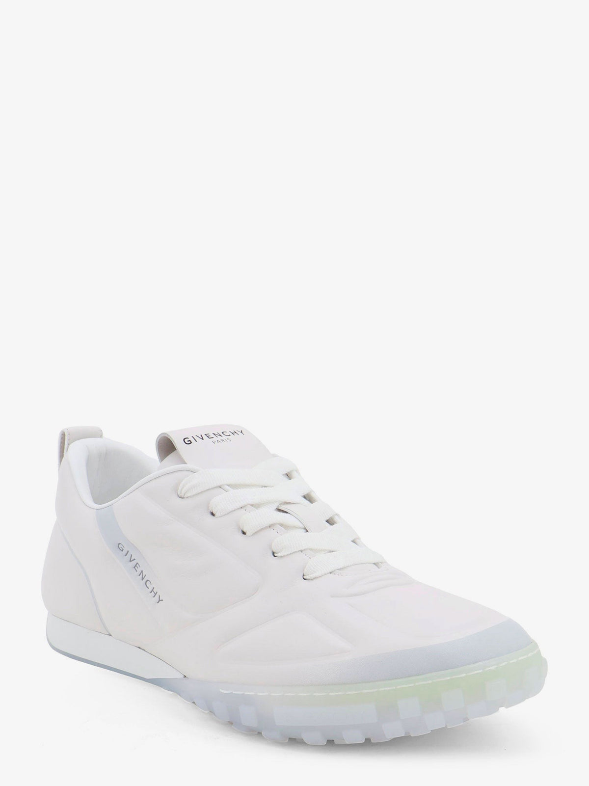 Givenchy Men's New Glide Leather Sneakers White