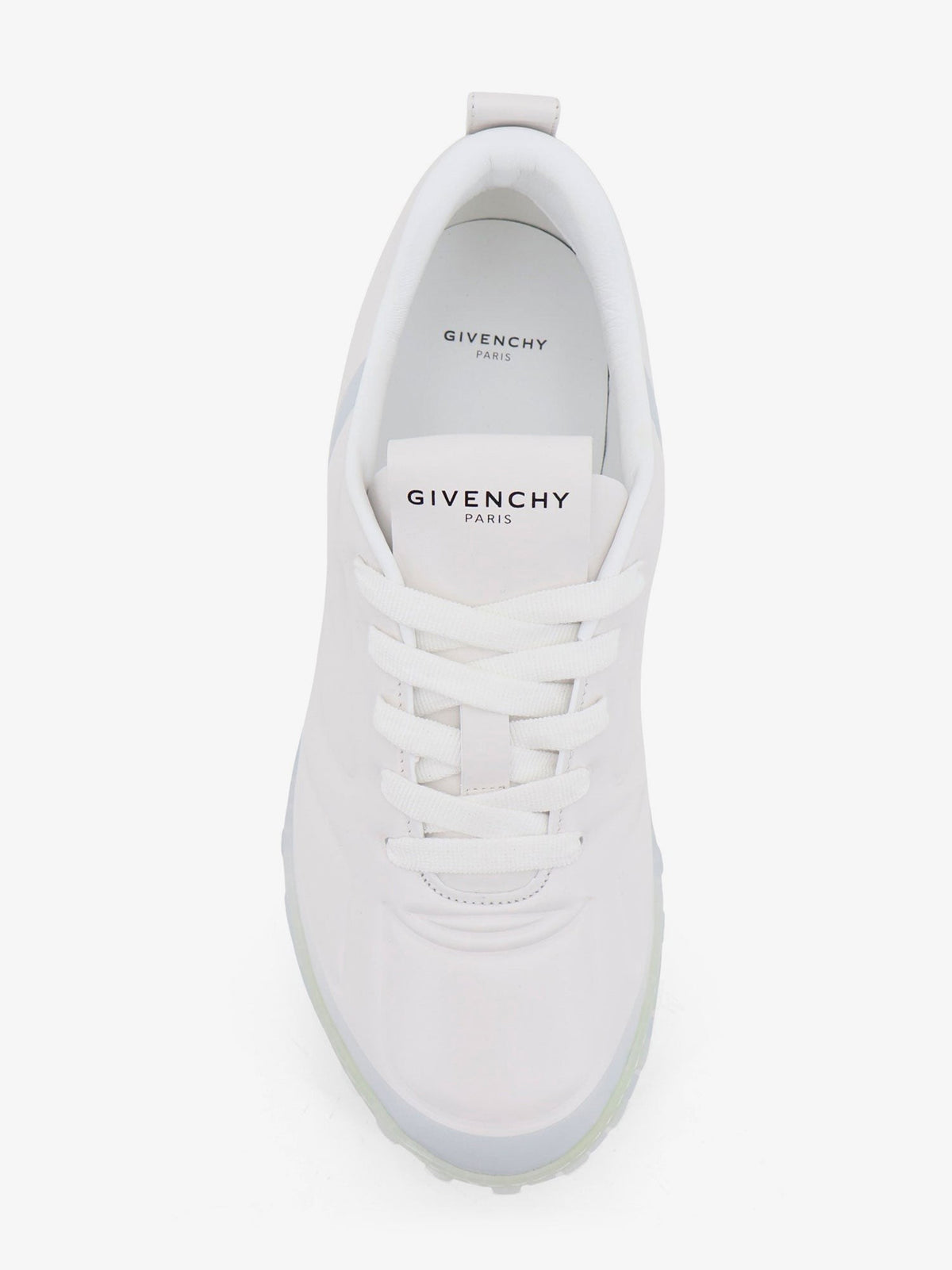 Givenchy Men's New Glide Leather Sneakers White