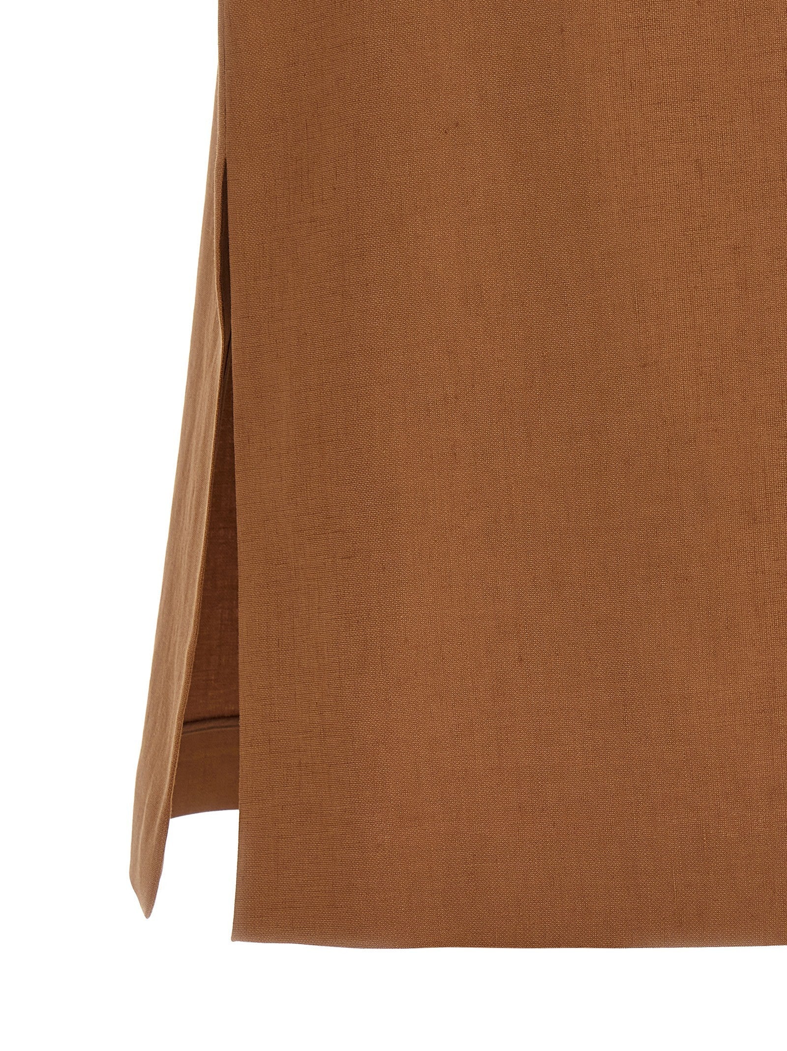 Fendi New Linen Skirt Brown