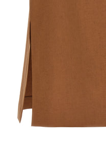 Fendi New Linen Skirt Brown
