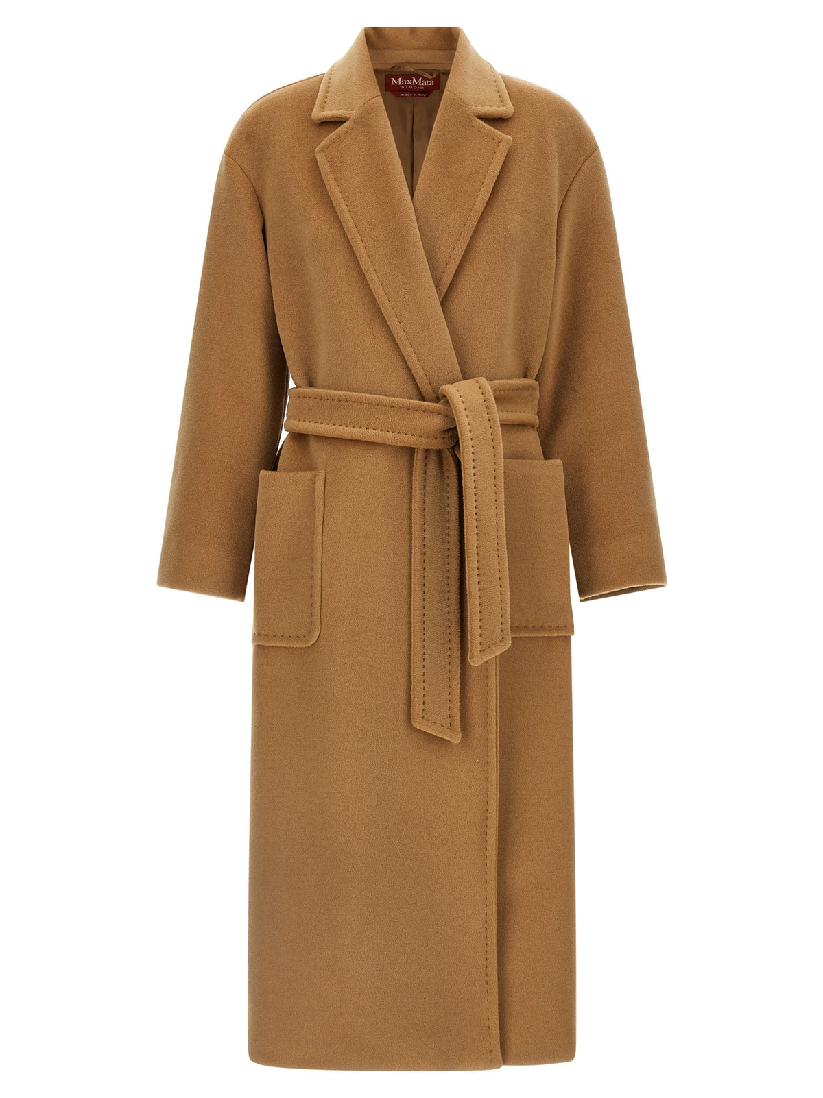 Max Mara Studio New Mang Coat Brown
