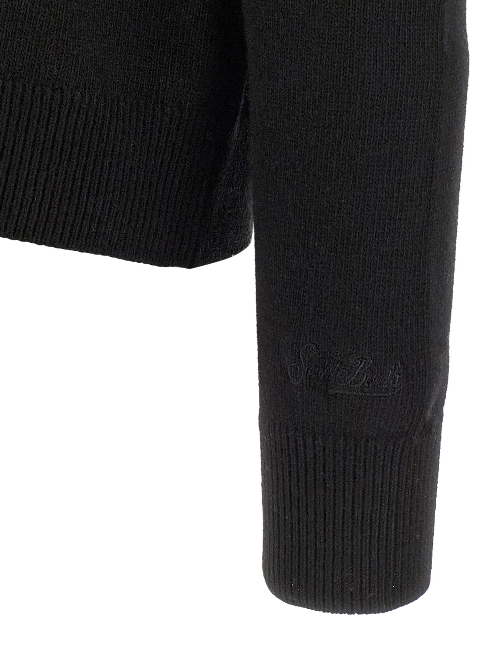 Mc2 Saint Barth New Queen Vacanze Di Natale Sweater Limited Black