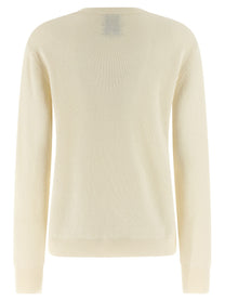 Mc2 Saint Barth New Queen Vacanze Di Natale Sweater Limited White
