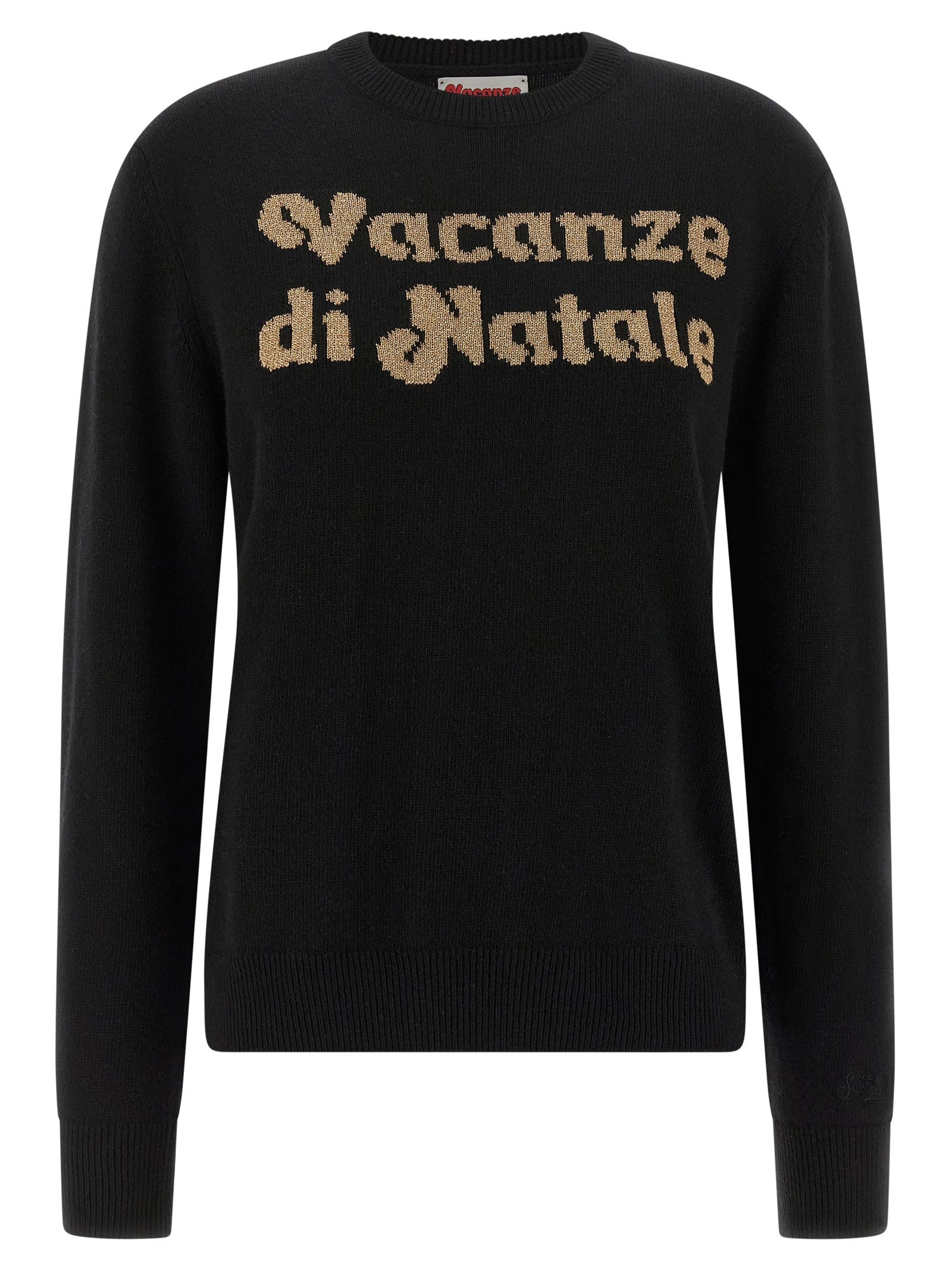 Mc2 Saint Barth New Queen Vacanze Di Natale Sweater Limited Black