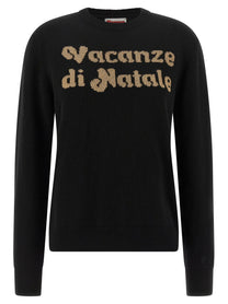 Mc2 Saint Barth New Queen Vacanze Di Natale Sweater Limited Black