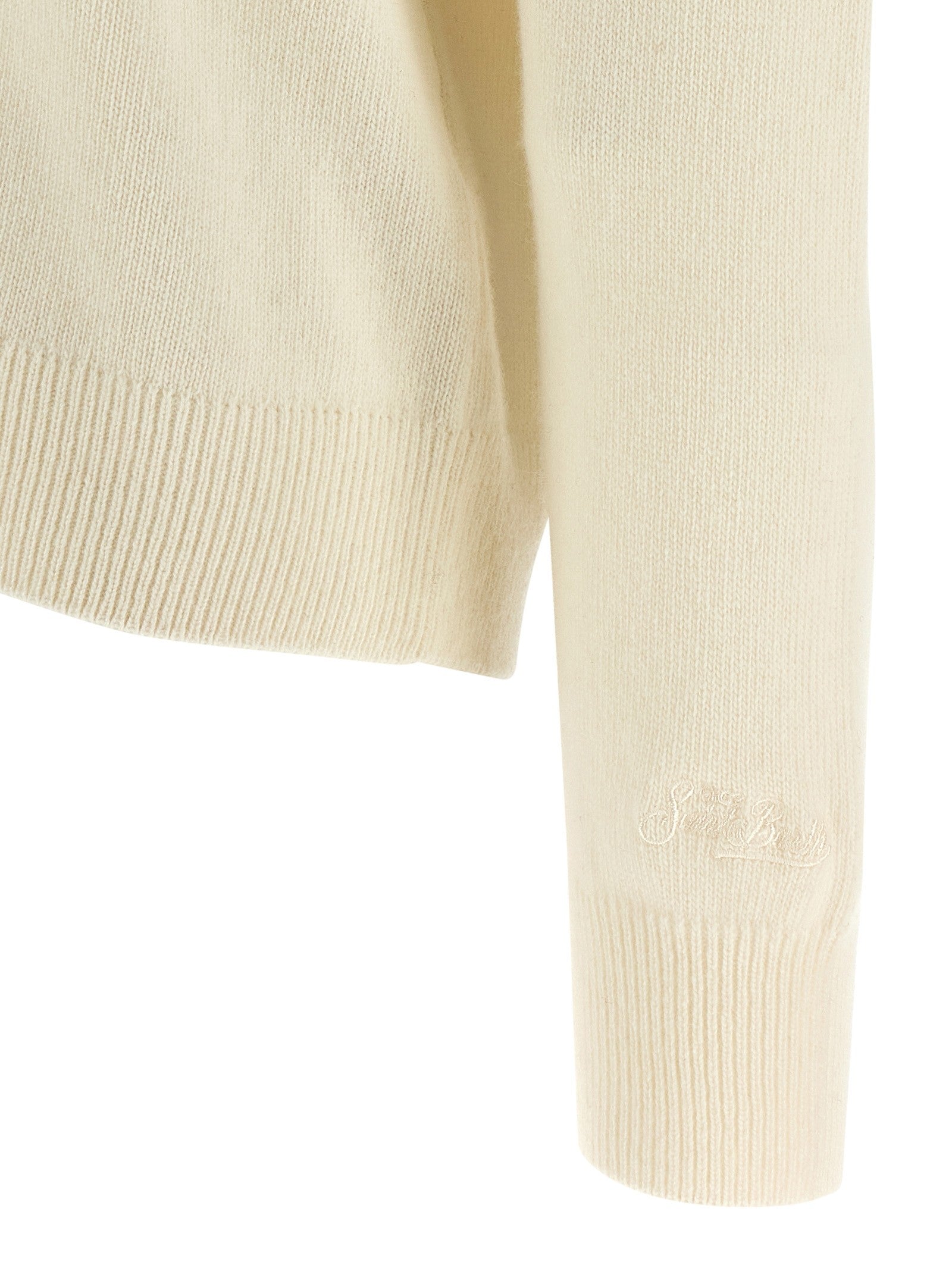 Mc2 Saint Barth New Queen Vacanze Di Natale Sweater Limited White