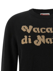 Mc2 Saint Barth New Queen Vacanze Di Natale Sweater Limited Black