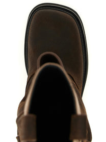 The Attico New Robin Passeggiata Boots Brown