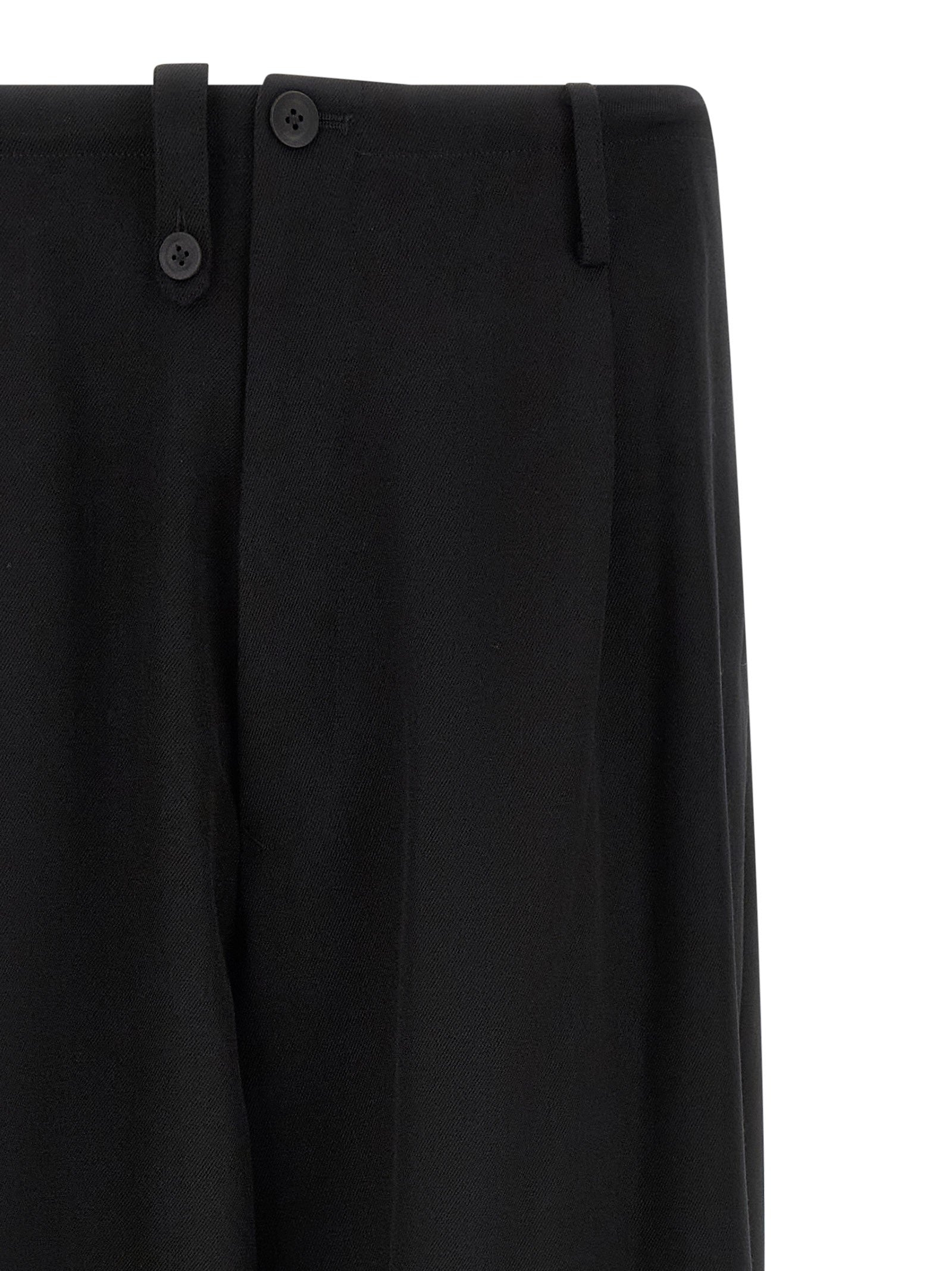YOHJI YAMAMOTO New Standard Wallet Pants Black