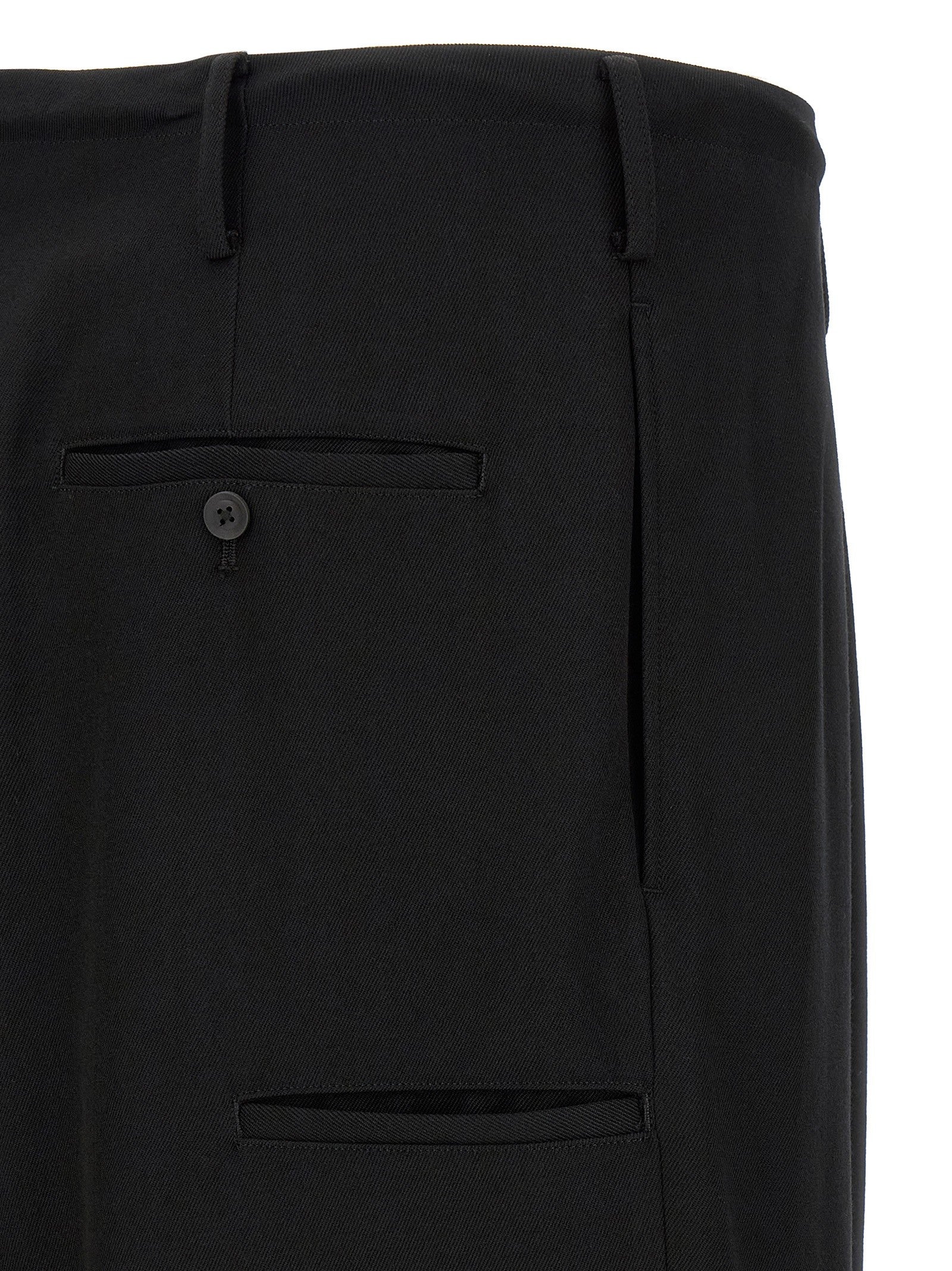 YOHJI YAMAMOTO New Standard Wallet Pants Black