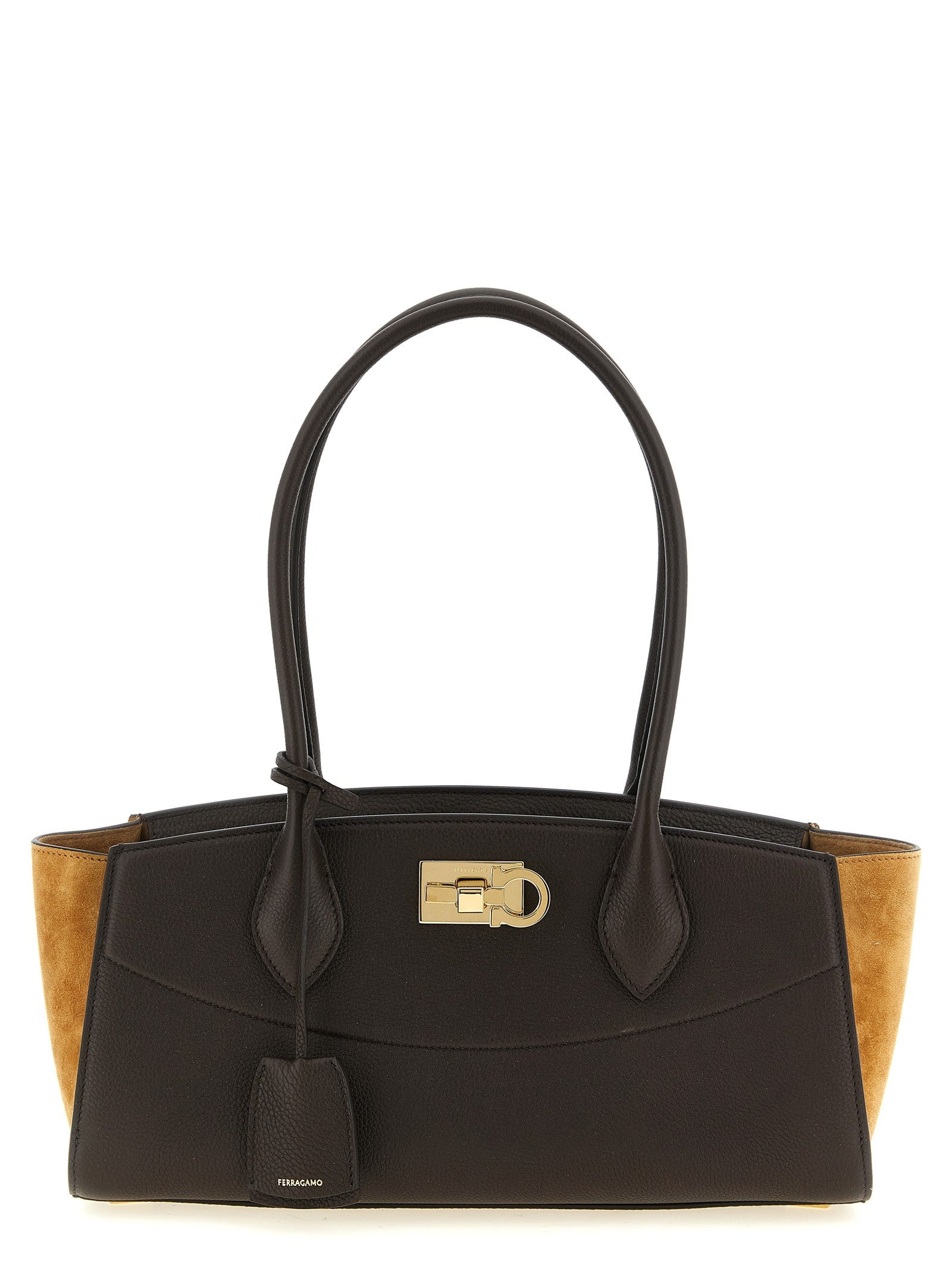 Ferragamo Newferragamo Studiosoft Eastwest( ) Shoulder Bag Brown