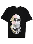 Ih Nom Uh Nit Men's Newspaper Mask Shirt Black