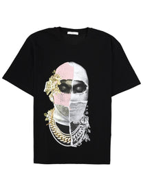 Ih Nom Uh Nit Men's Newspaper Mask Shirt Black