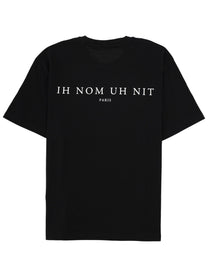 Ih Nom Uh Nit Men's Newspaper Mask Shirt Black