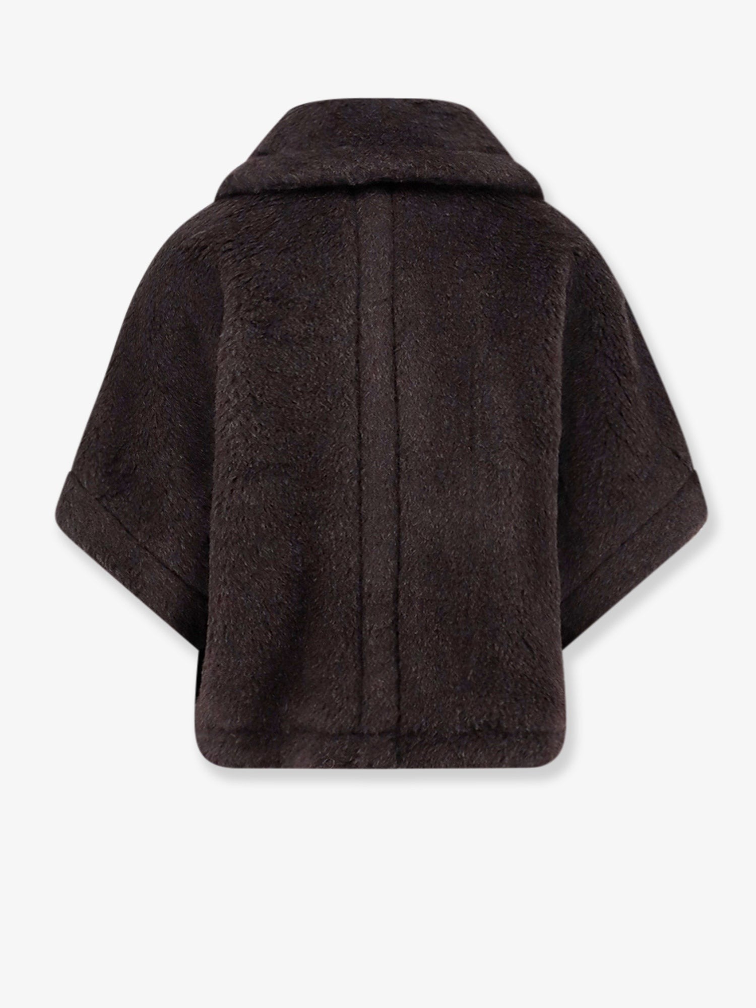 Max Mara Women's Virgin Wool and Silk Coat Black