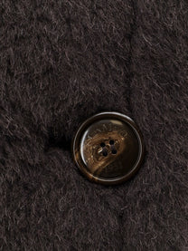Max Mara Women's Virgin Wool and Silk Coat Black