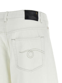 R13 Nico Wrap Jeans White