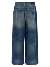 R13 Nico Wrap Jeans Blue
