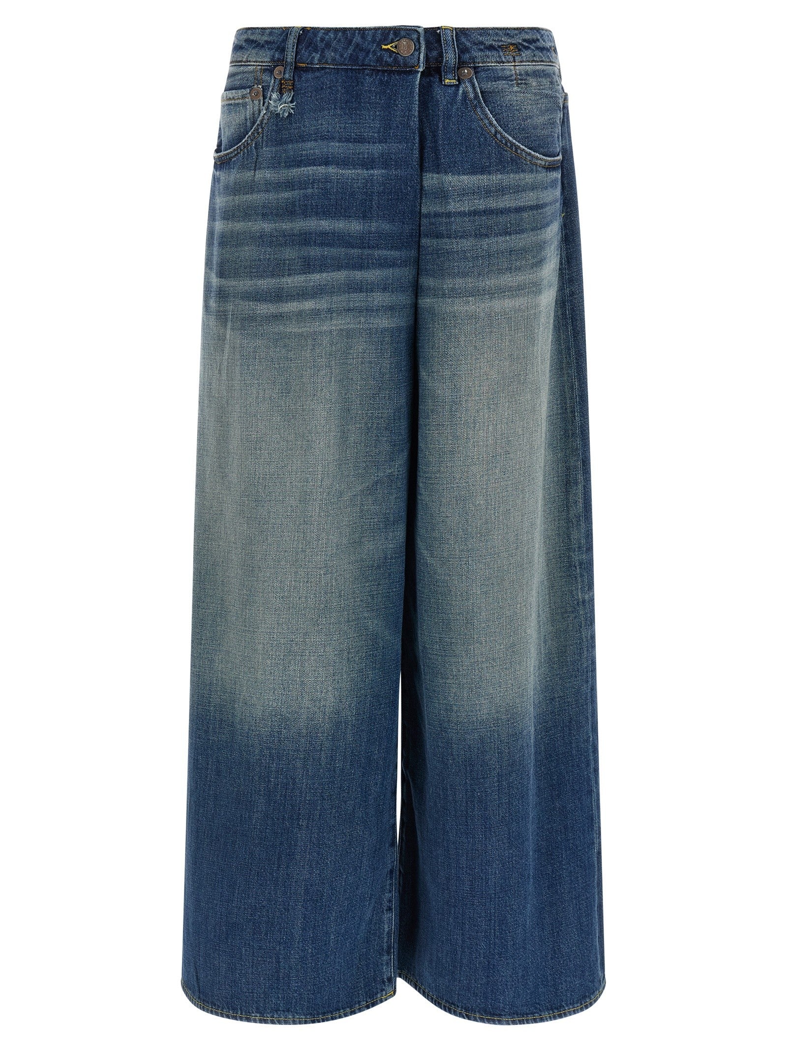 R13 Nico Wrap Jeans Blue