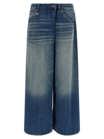 R13 Nico Wrap Jeans Blue