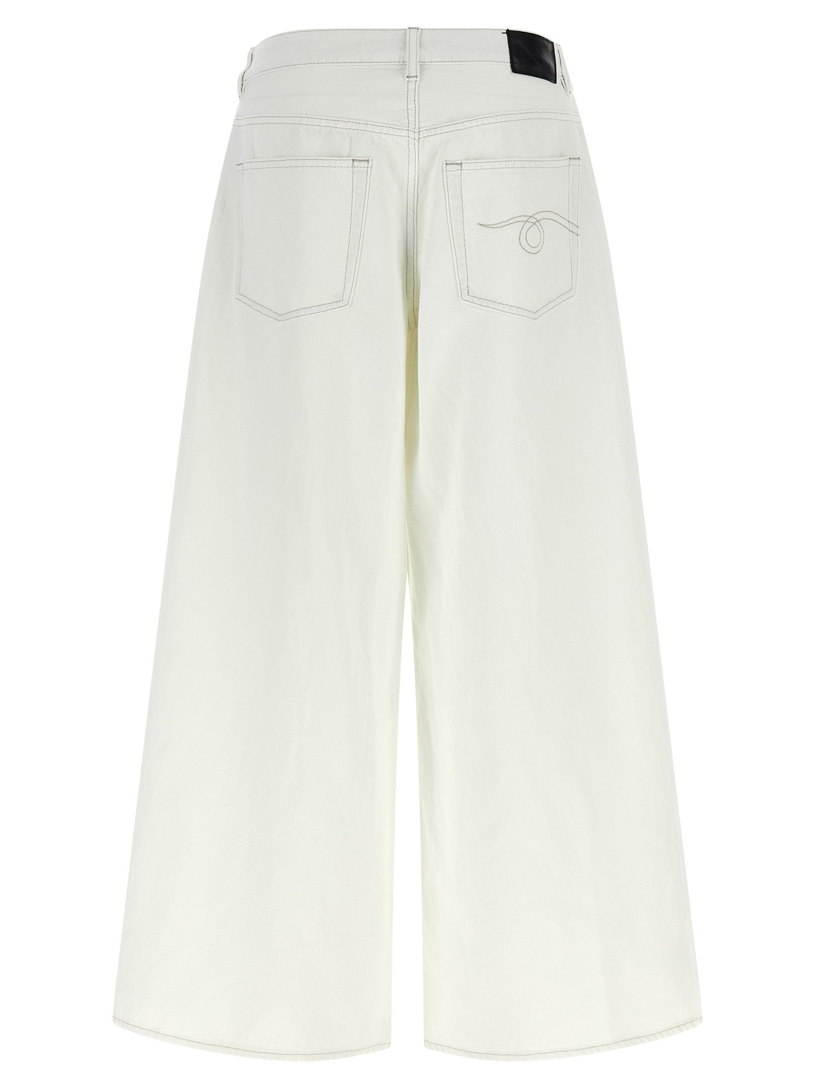 R13 Nico Wrap Jeans White