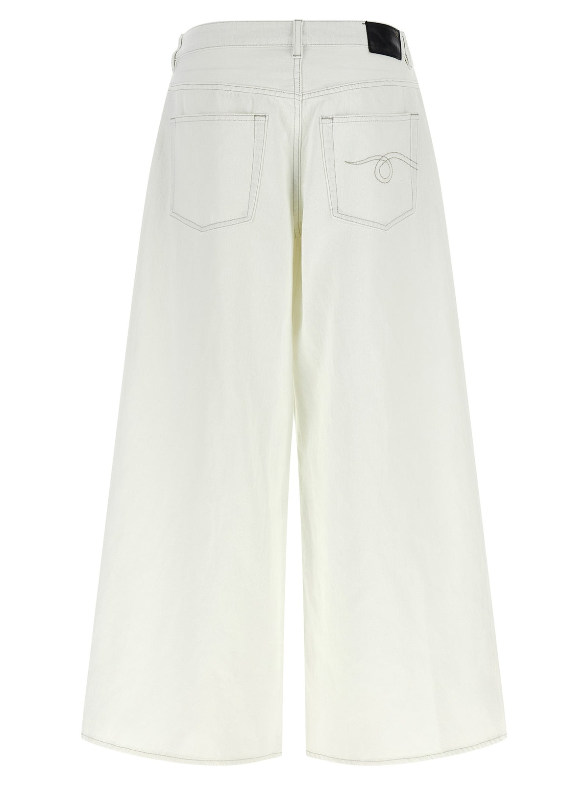 R13 Nico Wrap Jeans White, view 2