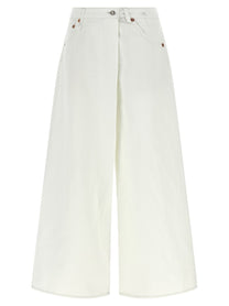 R13 Nico Wrap Jeans White