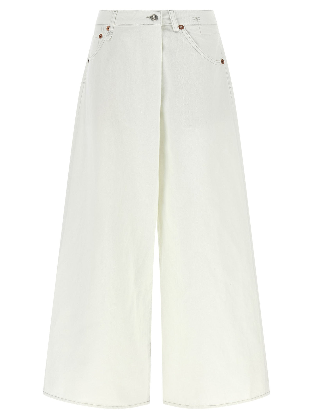 R13 Nico Wrap Jeans White