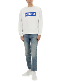 BOSS Men's Niero Sweatshirt White