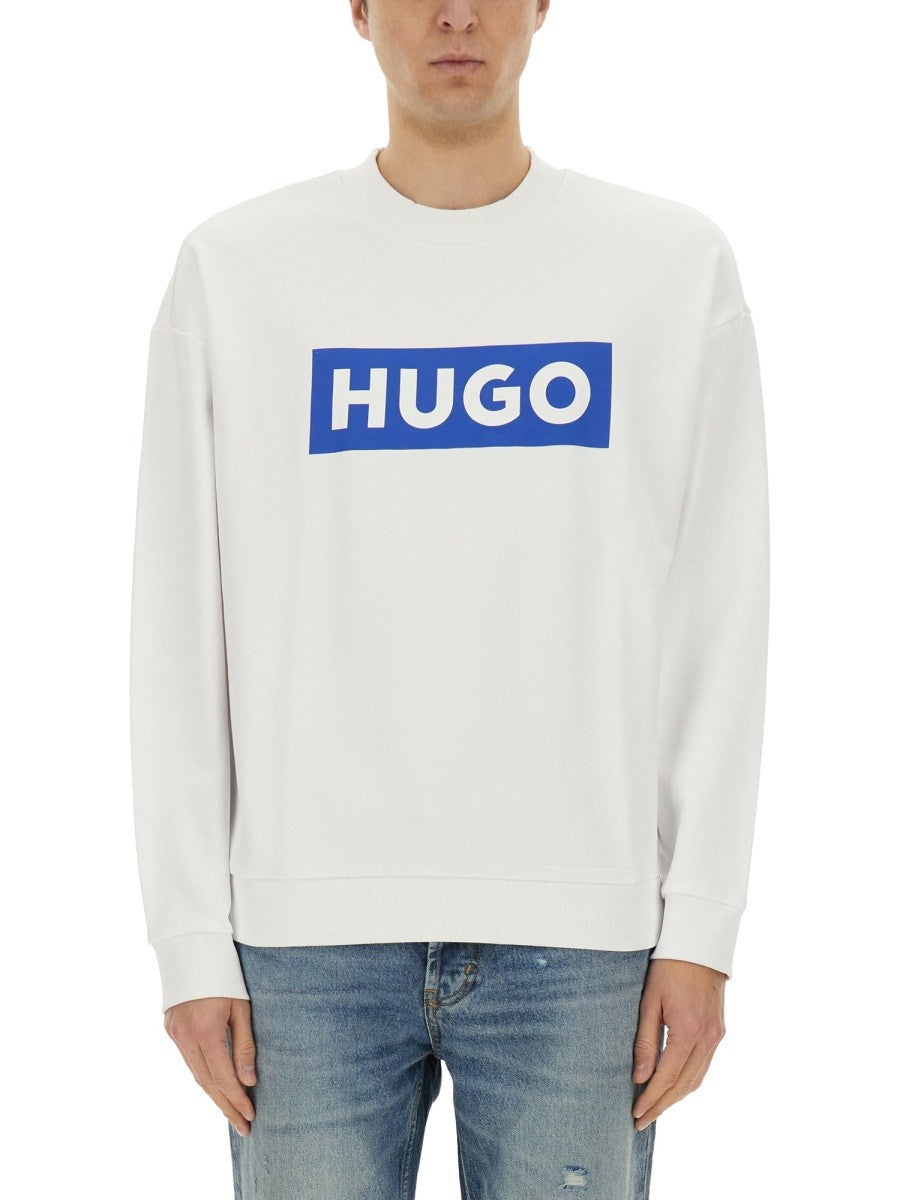 BOSS Men's Niero Sweatshirt White