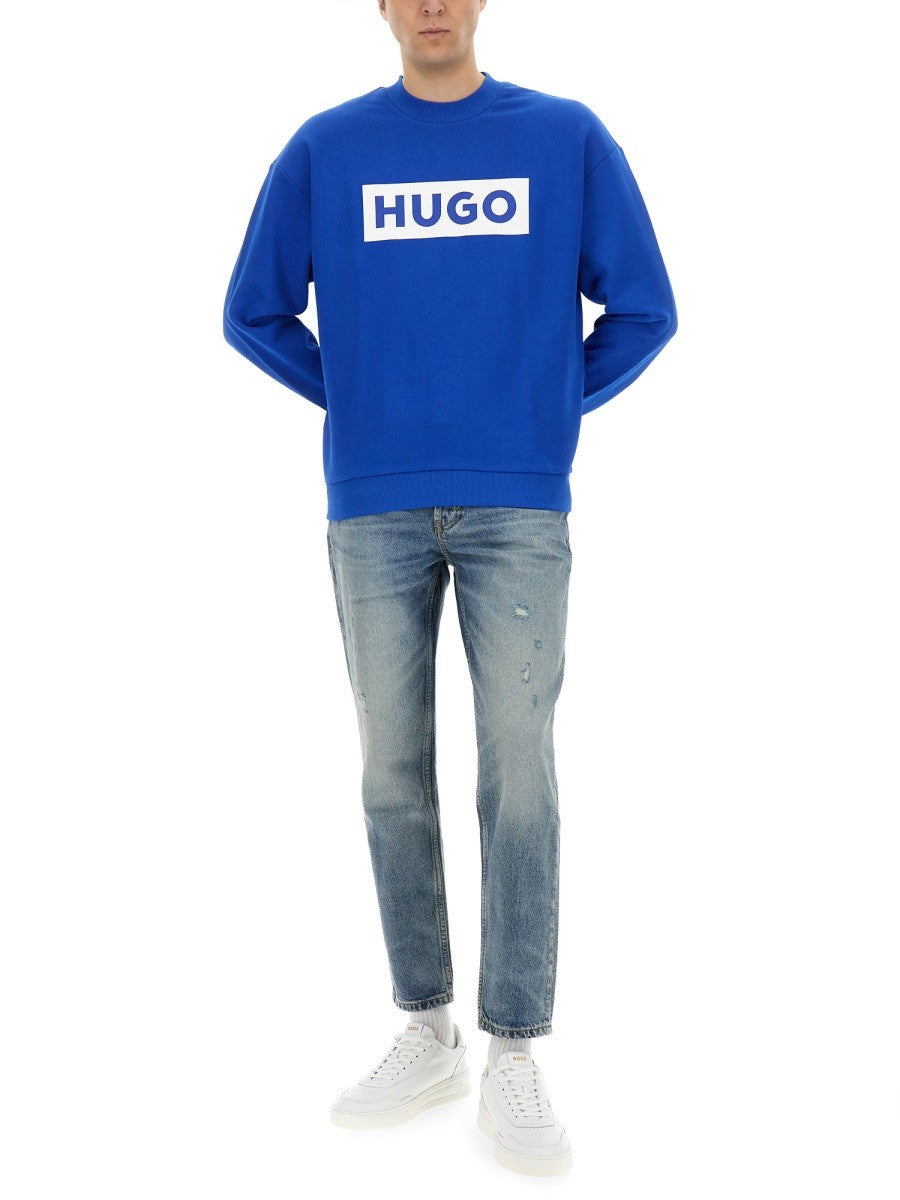 Boss Men's Niero Sweatshirt Blue